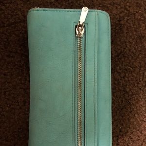 Blue wallet from Charlotte Russe